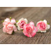 Flower Hair Pin in Blush Pink and Ivory Bridal Hair Accessories
